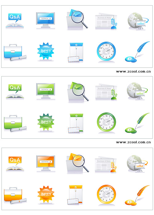 Today Series icon vector material-5