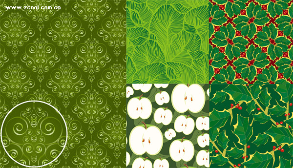vector green background material