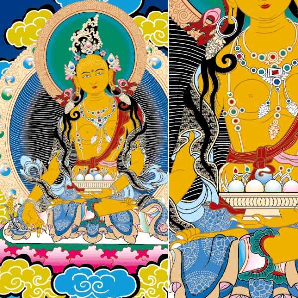 Tienmu financial resources, Dunhuang Buddhist vector