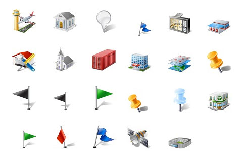 GPS satellite positioning system png icon