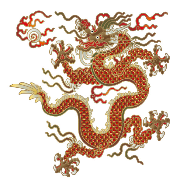 Keywords Dragon Chinese Dragon Chinese style of traditional vector material