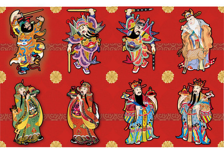 Auspicious Chinese New Year picture vector