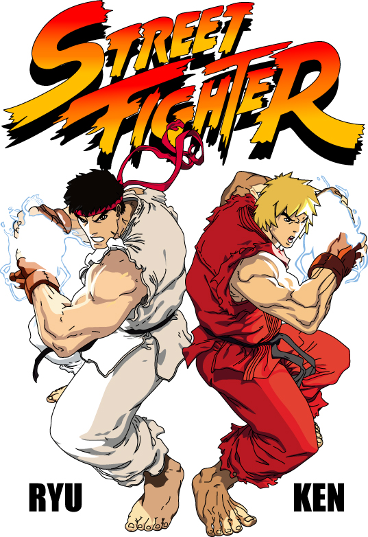 Street Fighter vector source file