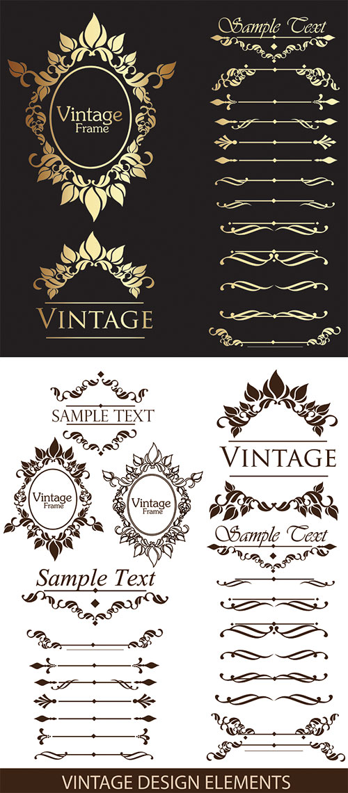 Gorgeous lace pattern vector material