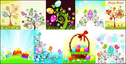 Easter Egg series vector material