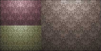 European-style tiled background pattern vector material