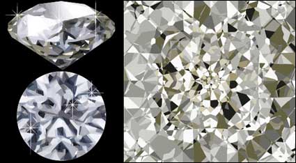 4 Materiale diamante vettoriale