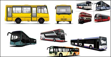 Various BUS bus vector material