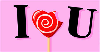 I love you sweets Vector
