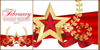 Red five-pointed star Bookmarks 02