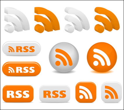 Rss Subscribe Icons - Vector