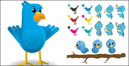 Twitter vector image material