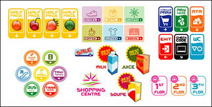 Various signage vector icon