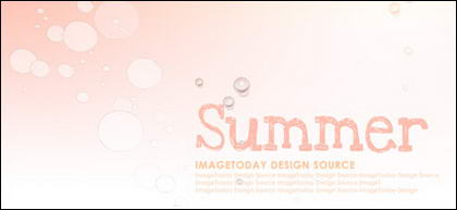 Summer Korean style background material layered psd-2
