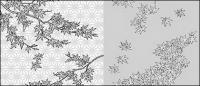 Vektor Zeichnung von Blumen-34(Maple Leaf)