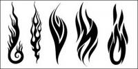 Todo tipo de cool fuego vector logotipo (4)