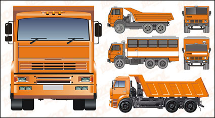 Large truck Vector