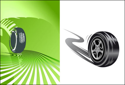 tires Vector material -1