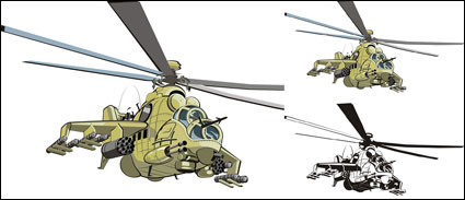 Combat helicopters - Doe - Vector