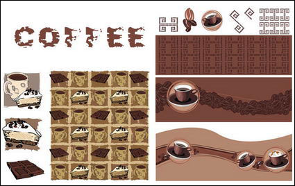 { related coffee} Vector material