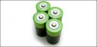 Green image of the battery material