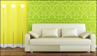 Stylish interior decoration picture material