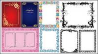 beautiful and practical material frame vector