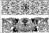 Chinese classical vector of the material 23