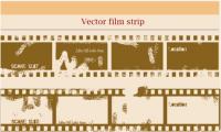 Mottled old film vector