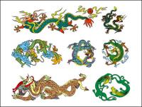 Chinese Classical Dragon Vector of ten