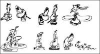 The Analects of Confucius cartoon vector