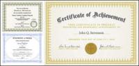 Certificate of Design Vector six