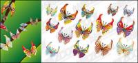 14 Butterfly vector material