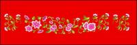 Classical Chinese auspicious small flowers