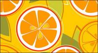 Oranges combination of vector