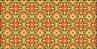 Classic tile pattern vector-6