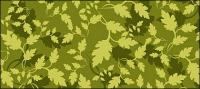Green leaf background vector