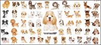 Puppy dog vector material