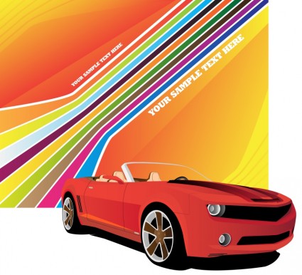 automotive posters vector