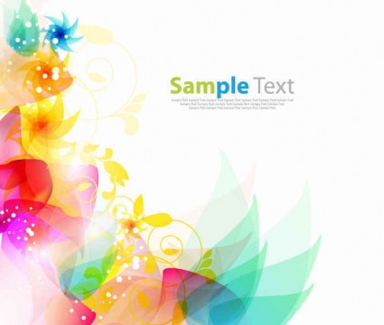 free floral abstract background