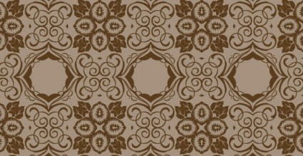 brown seamless floral wallpaper