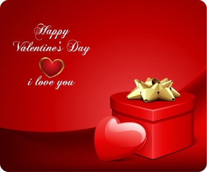 valentine s day card vector