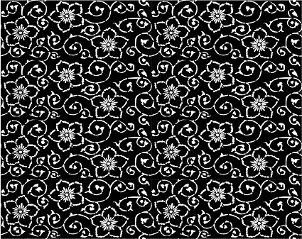 Vector traditional tiled background material-36