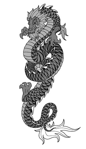 Chinese Dragon Vector-2