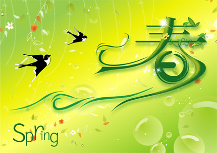 Vector spring theme material-3