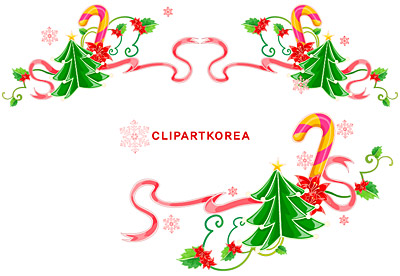 Christmas exquisite lace Vector material-1