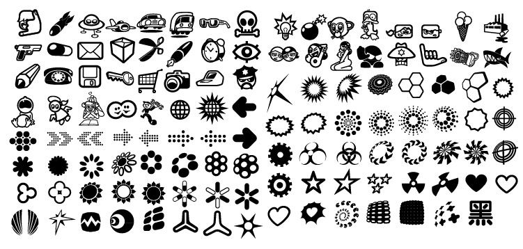 120 elements of the trend icon element vector