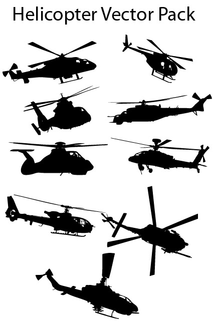 Vector material helicopters Pictures