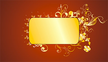 Gold gorgeous patterns Vector-6