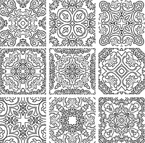 Classical pattern vector logo